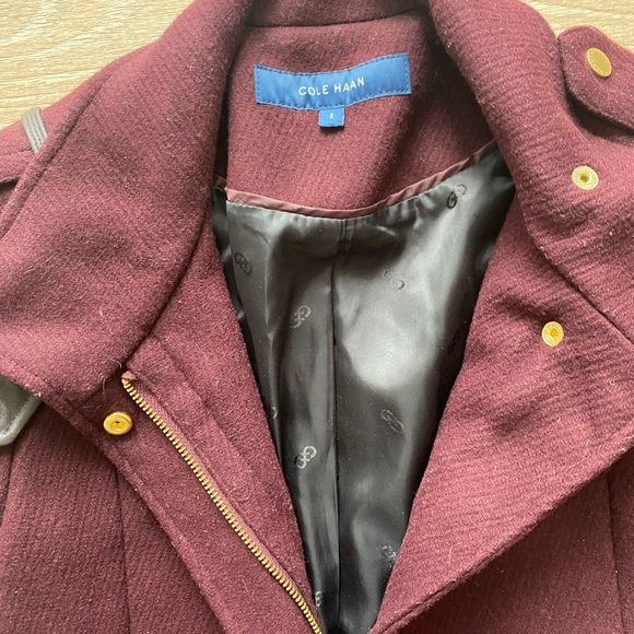 Cole Haan Belted Coat - Picture 4 of 4
